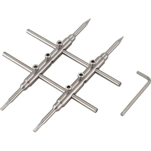 Professional Curved Tips DSLR Camera Lens Spanner Wrench Repairing Opening Tool Stainless Steel for Most DSLR Cameras