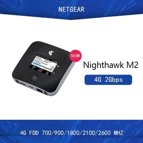 Unlocked Netgear Nighthawk M2 MR2100 cat20 4GX Gigabit 4G 2Gbps 5CA Mobile 2000mbps WiFi Hotspot +2PCS 5dai Antennas