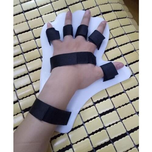 Hand Wrist Orthosis Separate Finger Flex Spasm Extension Board Splint Apoplexy Hemiplegia Right Left free size 1pcs
