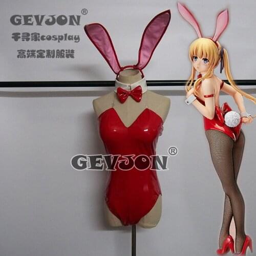 Saenai Heroine No Sodate-Kata Eriri Spencer Sawamura Cosplay Costume Red Sexy Bunny Girl Jumpsuit Role Play Clothing Custom-Make