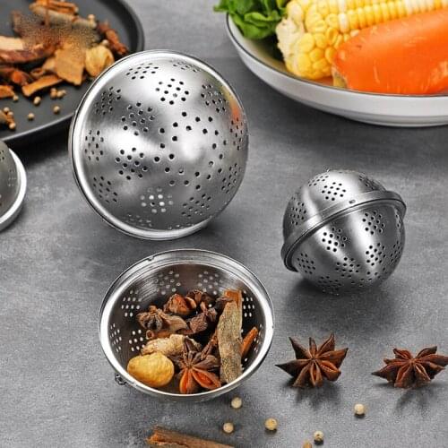 304 Stainless Steel Ball Shape Tea Infuser Loose Tea Leaf Spice for Teapot Kitchen Tools