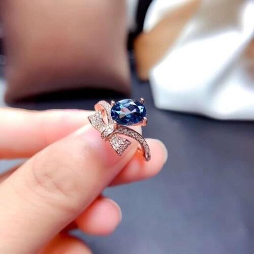 High Quality Topaz Garnet Ring S925 Pure Silver Fine Fashion Wedding Charming Jewelry for Women Free Shipping