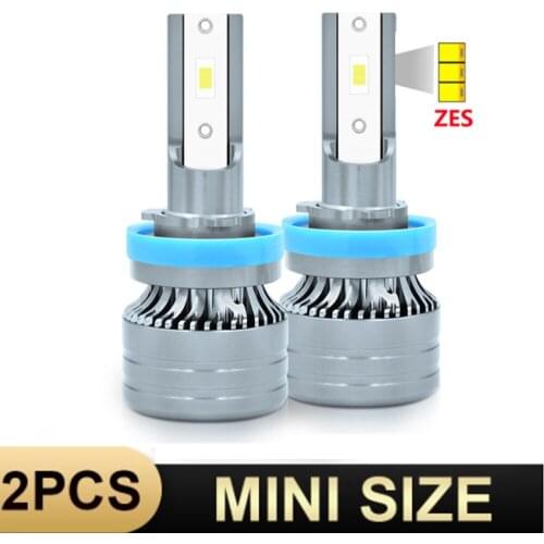 2Pcs 30000LM EMC Super H7 Led Canbus Mini Car Headlight Bulbs H1 H11 H3 9005 HB3 9006 HB4 H4 9004 HB1 9007 HB5 9012 Fog Lamp
