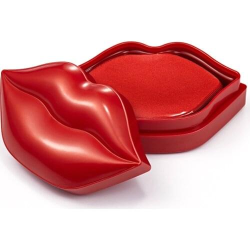 20pcs/box Lips Care Mask Cherry Hydrating Moisturizing Nourishing Lip Mask Anti-Drying Diminishing Lip Lines Improving Masks