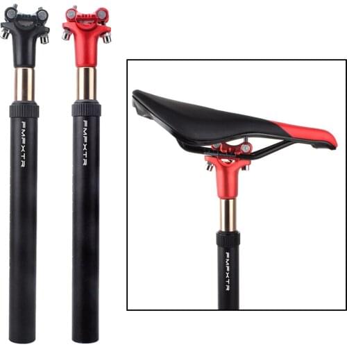 31.6 /27.2mm Suspension Seat Post MTB Road Bicycle Double Rail Saddle Post Bicycle Shock Absorber Seatpost 350mm