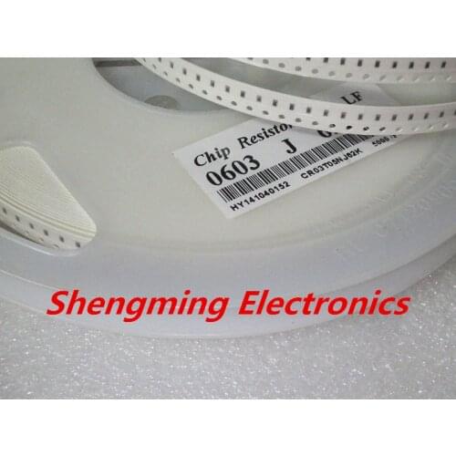 5000pcs 0603 SMD 5% 1/10W chip resistors 0 ohm ~ 10M ohm 0R 10R 100R 220R 330R 470R 1K 4.7K 10K 100K 220K 330K 470K 680K