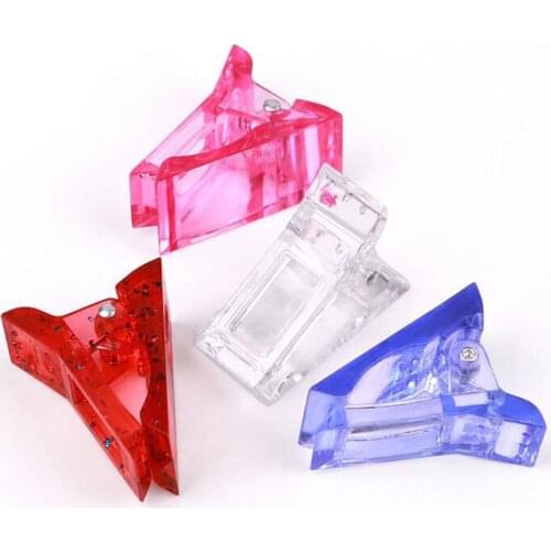 5x Nail Tips Clip Fake Finger Polish Extension Tips Quick Building Mold UV Gel DIY Manicure Extension Clamp Manicure Tools New