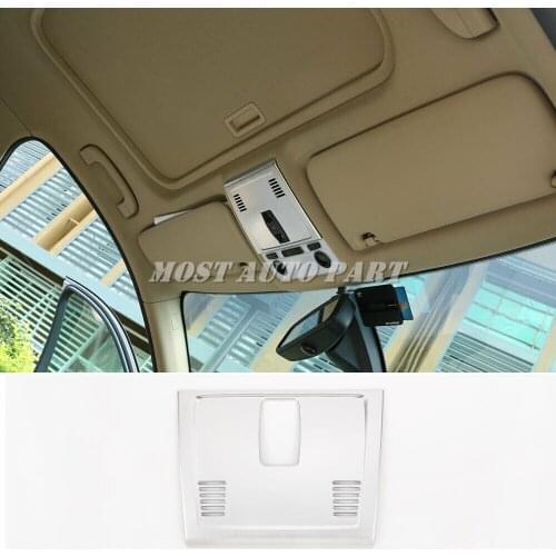 ABS Plastic Chrome Interiro Front Roof Reading Light Frame Cover Trim For BMW 3 Series E90 E92 E93 2005-2012 1pcs Car Decoration