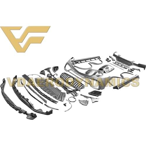 Suitable For Benz 16-19 Benz X253 C253 GLC250 GLC300 GLC350 GLC43 VAD GLC63S Full Body Kit Front Rear Bumper Side Skirts Fenders