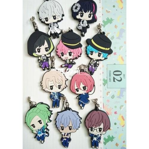 1pc B-project Kaneshiro Goushi Resin Keychain Keyring Llavero Pendant Bl