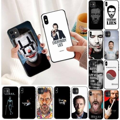 Dr House Hugh Laurie Pills Phone Case For iPhone 11 8 7 6 6S Plus 7 plus 8 plus X XS MAX 5 5S XR 12 11 Pro max se 2020 Case