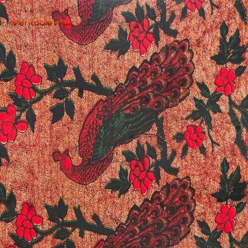 Hot Sale African Real Wax Print Fabric veritablelwax Prints Fabric 100% Cotton African Real Wax Print Fabric 6 Yards/piece PL103