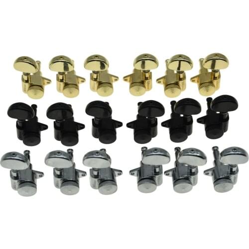 Wilkinson Locking Tuners 3x3 Full Size Locking Guitar Tuners Tuning Keys Pegs Machine Heads for Les Paul or Acoustic Guitars