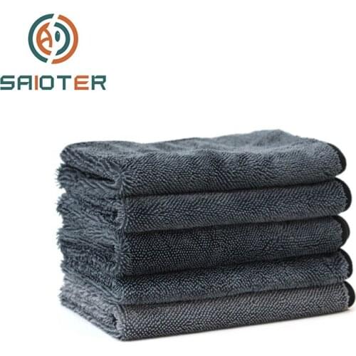 Microfiber Cloth Multi-purpose 600gsm 50x75cm Gray Car Wash Supplies Environmentally Friendly Towel For Car
