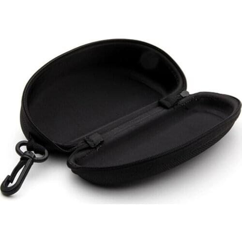 Fashion large black glasses case sunglasses glasses case glasses storage box zipper box