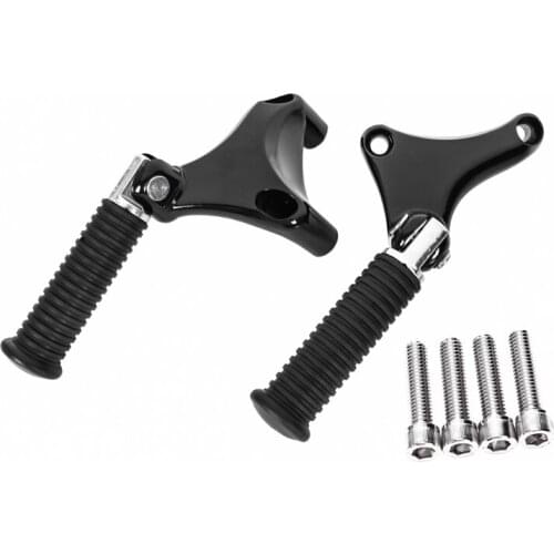 Motorcycle Black Passenger Rear Foot Pegs Footpegs Mount For Harley 1200 Xl 883 Sportster 2004-2013