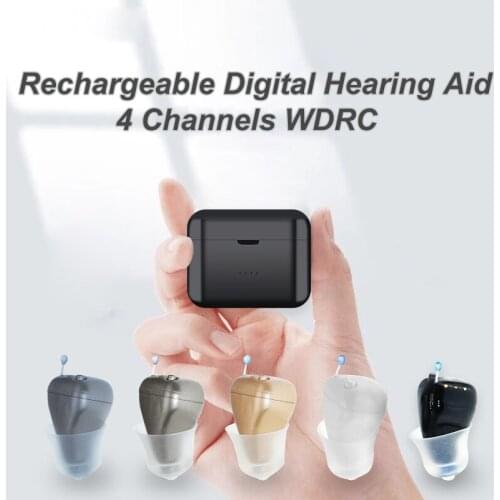New Digital Hearing Aids SR41 Audifonos for Deafness/Elderly Adjustable Mini Size Invisible Micro Wireless Ear Sound Amplifier