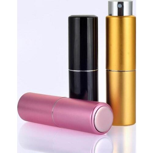 Wholesale 100Pcs/Lot High Grade 15ML Portable Refillable Aluminum Perfume Bottle With Sprayer For Traveler