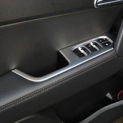 For Hyundai Cantus Creta ix25 2014 2018 2019 Interior Accessories Window Lift Switch Button Cover Trims Door Armrest Panel Frame