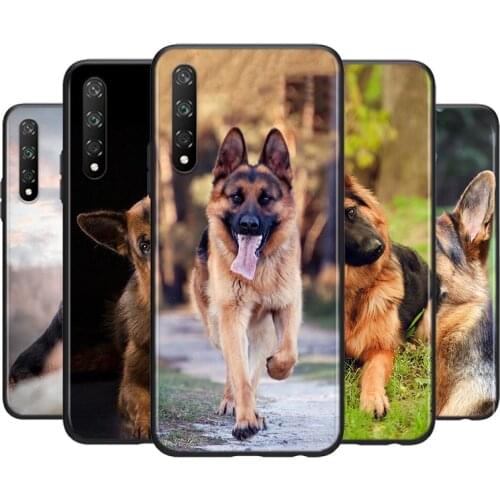 Silicone Cover German Shepherd Dog For Huawei Y9S Y6S Y8S Y8P Y9A Y7A Y7P Y5P Y7 Y6 Y5 Pro Prime 2019 2018 Phone Case