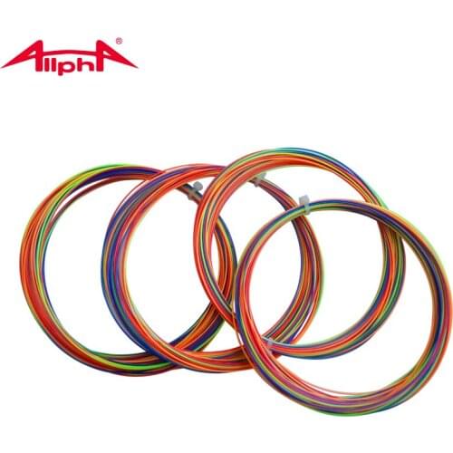 Alpha Rainbow Badminton String Nylon Durability Training Line Sport String 20-30Pounds String 10m C5 10pcs/lot