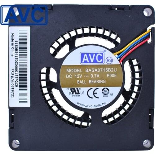 1pcs BASA0715B2U DC 12V 0.70A M92p 70mm cooling turbo fan 7015 70x70x15mm