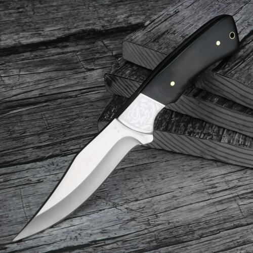 High Hardness Fixed Blade Knife Full Tang Wild Hunting Straight Knives Self-defense Combat Camping Outdoor Survival Knife