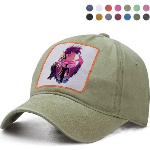 Japan Anime JOJO Jojos Bizarre Adventure Joseph Baseball Cap Dad Trucker Hat Gorras Boinas Snapback Hats Woman Ponytail Caps
