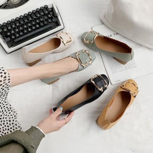 Shoes Women Heels Shoes 2021 Spring Autumn New Shoes Red Heel Heel Chaussure Femme Zapatos Mujer