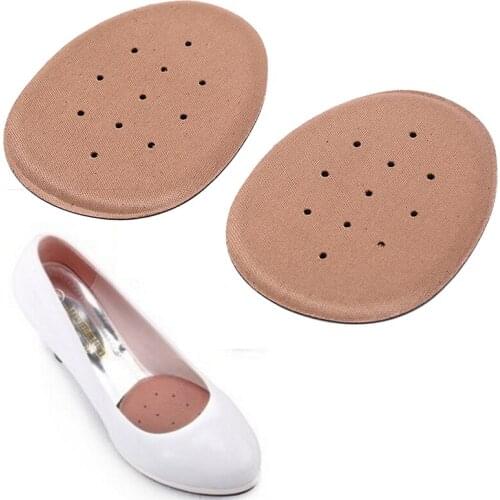 1Pair Womens Sponge Half Yard Shoe Pad Soft Forefoot Insoles For High Heel Shoes Anti-Slip Pain Relief Toe Support Insert