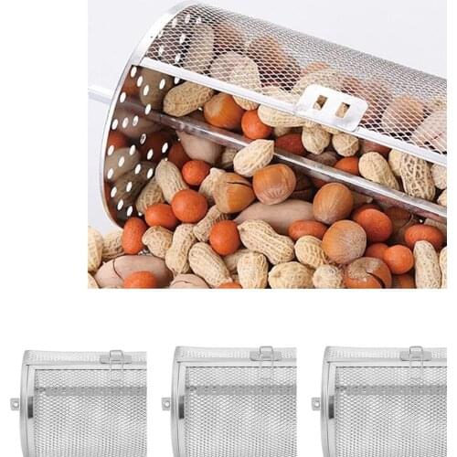 3x Kitchen Rotisserie Grill Roaster Drum Oven Basket Oven Roast