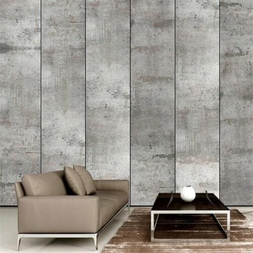 Beibehang retro industrial style cement living room bedroom wall custom large mural green wallpaper papel de parede para quarto