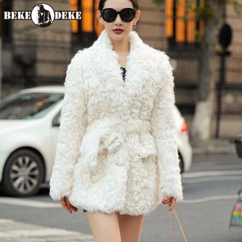 BEKEDEKE Women's White Jackets