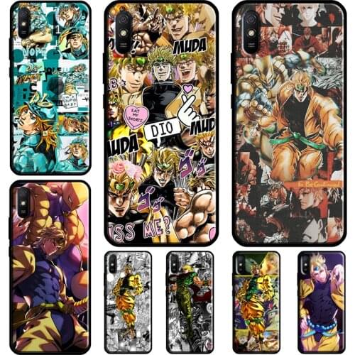 Dio Brando The World jojo anime Phone Case For Xiaomi Redmi Note 10 Pro 8 9 Pro 8T 7 9S Cover For Redmi 9T 9A 8A K40 7A 9C