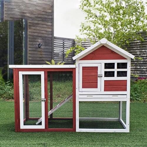 Wooden Double-layer Cat House Cat Cage Cat Litter, Waterproof, Sunscreen, Breathable And Comfortable