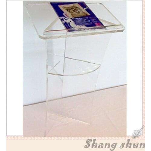 Elegant Acrylic Podium Pulpit Lectern Acrylic Pulpit Acrylic Rostrum Plexiglass Dais