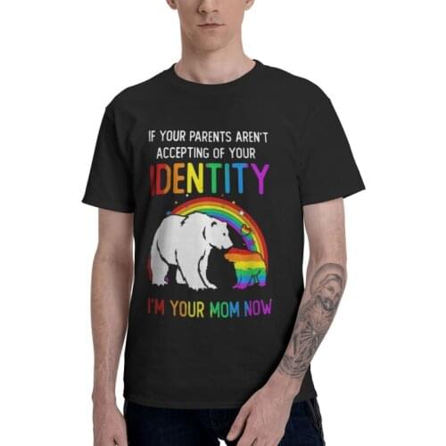 Lgbt Pride Gay Rainbow T-shirt Mens Graphic T Shirt Short Sleeve 100% Cotton Lesbian Homosexual Tshirt Unique Tee Top