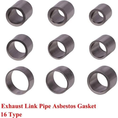 Motorcycle Exhaust Muffler Pipe Escape Link Pipe Crush Gasket Universal 45mm 50mm 38mm 32mm O-ring For Dirt Pit Bike ATV BMW