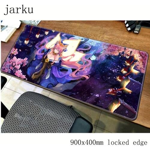 Fate Saber mouse pad gamer 900x400mm notbook mouse mat large gaming mousepad large locked edge pad mouse PC desk padmouse