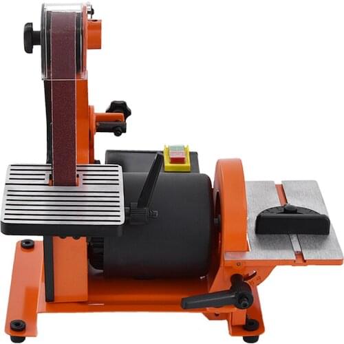 New MM4113 Professional Sanding Belt Machine Vertical Woodworking Metal Belt Sander Sanding Machine 220V 350W 2950r/min 762*25mm