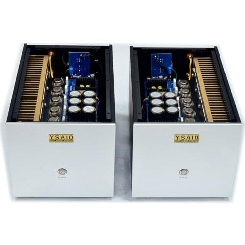 One Pair Finished T350 HiFi 300W+300W Gold Seal High Power Split Post Amplifier