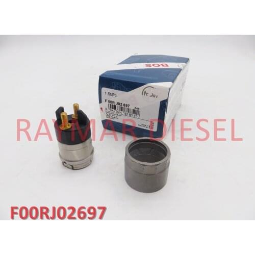 GENUINE NEW DIESEL COMMON RAIL FUEL INJECTOR PARTS SET MAGNET ASSEMBLY F00RJ02697, F 00R J02 697