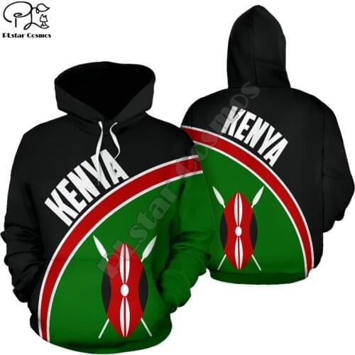 PLstar Cosmos kenya Country Flag Tribe Culture Tattoo Tracksuit 3Dprint Men/Women NewFashion Harajuku Hoodies Pullover Jacket 11