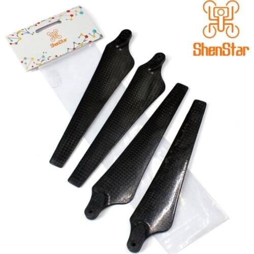 1 Pair 4pcs 2in1 15x5.2 CF Carbon Fiber Propellers 1552 CW CCW Props for DJI Phantom Drone Quadcopter Black 15inch