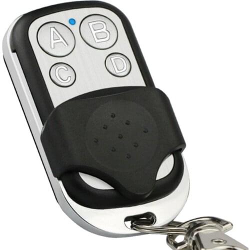 Wireless Universal Door Remote 433Mhz 4 Channel Remote Control Use All 433 Mhz Fixed Code Key Chains Car Home And Garage 1 Pcs