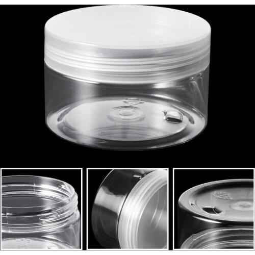 100ml Empty Storage Container Organizer Box For Light Clay Playdough Foam Slime Mud Makeup Jar Cosmetic Pot Cream Bottle