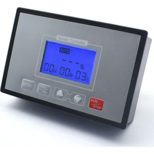 DC Motor Remote Control Reducer Speed Governor Automatic/manual Dual Mode LCD Display 10V-55