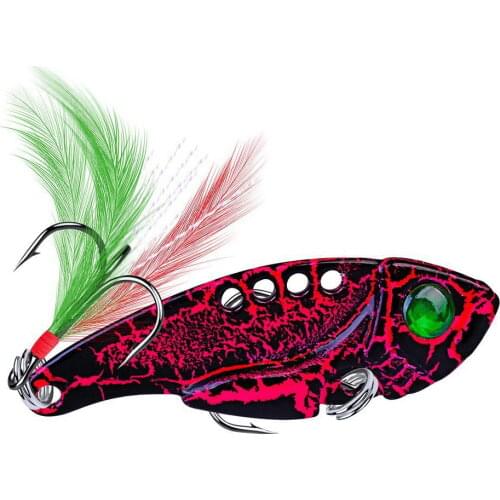 Fishing Lures Spoon For Pike 55mm 11g 8 Color With Treble Hook Spoon Wobble Metal Hard Bait Vib Spoonbait Fishing Tackle Lures