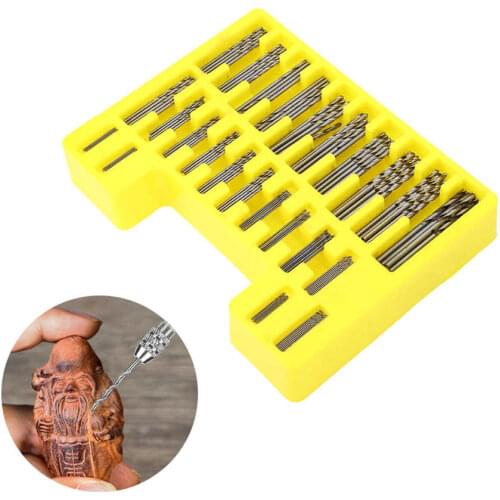 150Pcs Spiral Drill Bit Mini Hole Opener Set High Speed Steel Twisted Drilling Tool Hardware Accessories 0.4-3.2mm