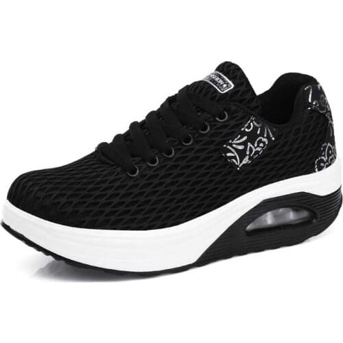 Tenis Mujer 2020 Women Sport Shoes black Tennis Shoes for Women Air Cushion Sneakers Jogging Walking Ladies Trainers Cheap